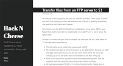 Desktop Screenshot of hackncheese.com